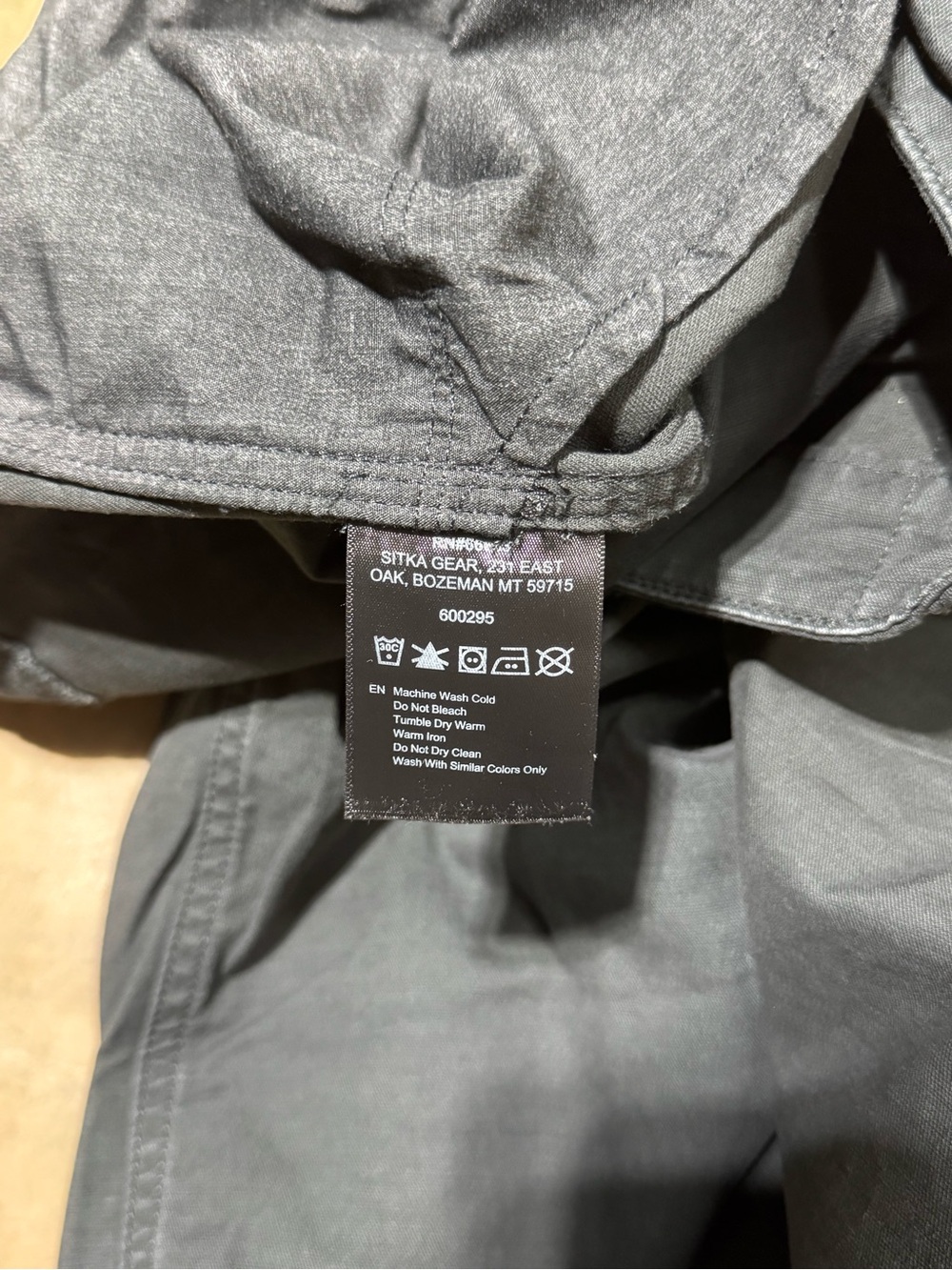Sitka Everyday Chino Pants Grey Hunting Field Workwear Mens Size 34x32 Outdoors - Picture 7 of 8